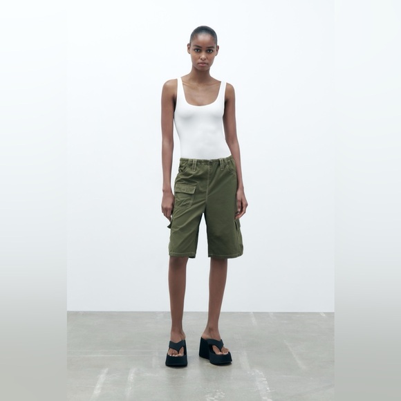 Zara blogger fav cargo shorts